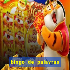 bingo de palavras de natal